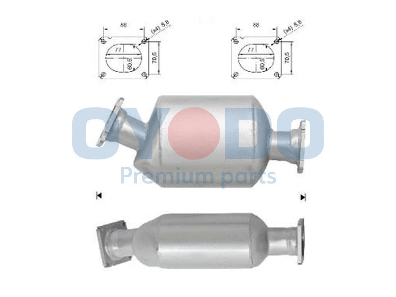 Soot/Particulate Filter, exhaust system (20N0030-OYO)