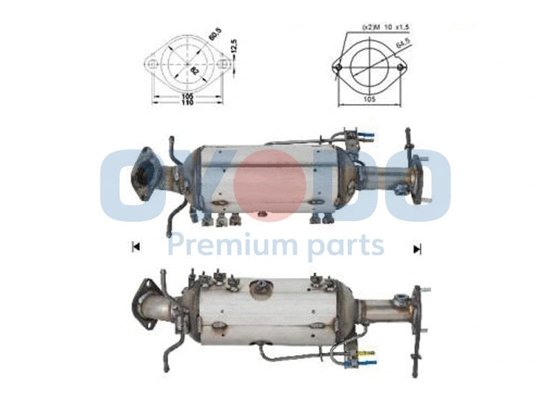 Soot/Particulate Filter, exhaust system (20N0009-OYO)