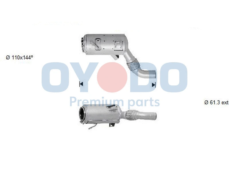 Soot/Particulate Filter, exhaust system (20N0013-OYO)