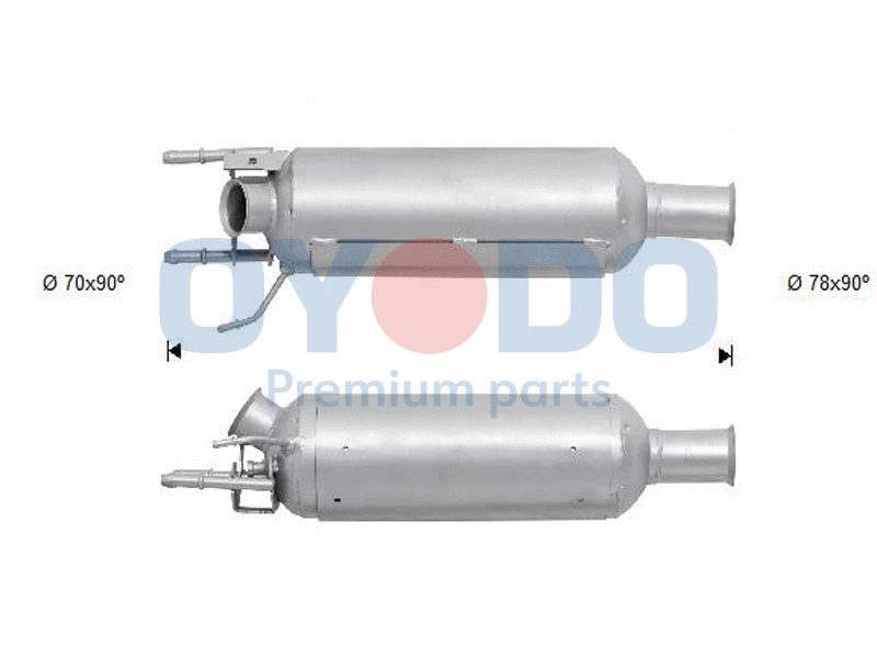 Soot/Particulate Filter, exhaust system (20N0059-OYO)