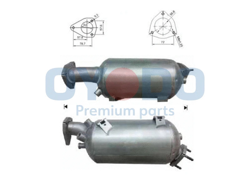 Soot/Particulate Filter, exhaust system (20N0005-OYO)