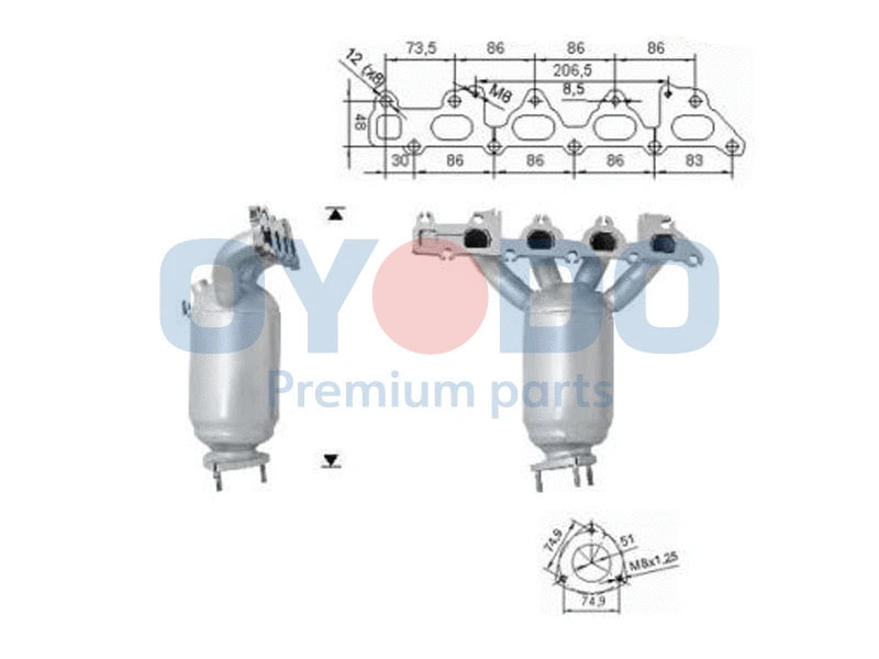 Catalytic Converter (10N0023-OYO)