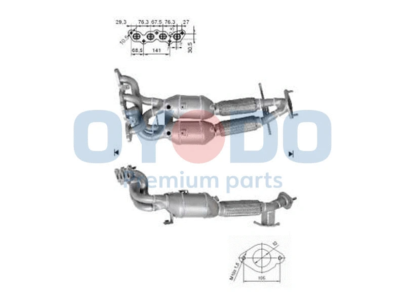 Catalytic Converter (10N0089-OYO)