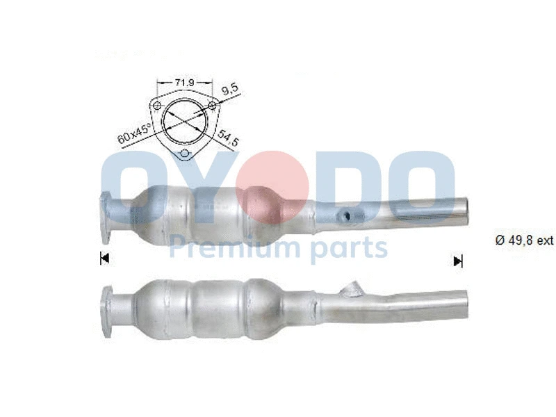 Catalytic Converter (10N0037-OYO)