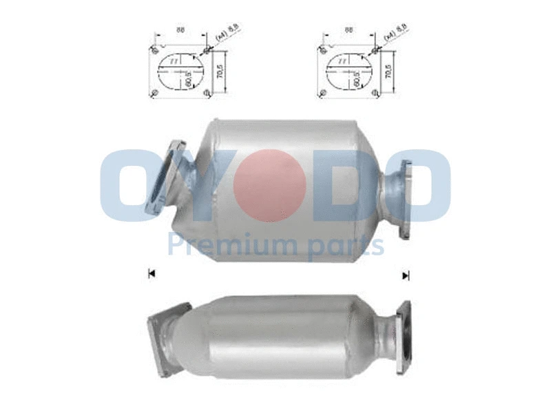 Soot/Particulate Filter, exhaust system (20N0049-OYO)