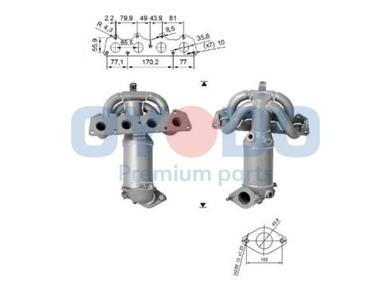 Catalytic Converter (10N0122-OYO)