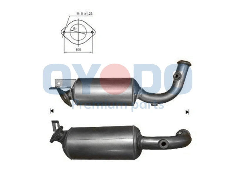Soot/Particulate Filter, exhaust system (20N0092-OYO)