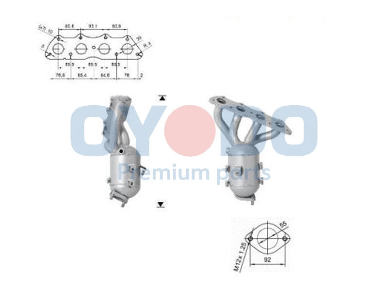 Catalytic Converter (10N0063-OYO)