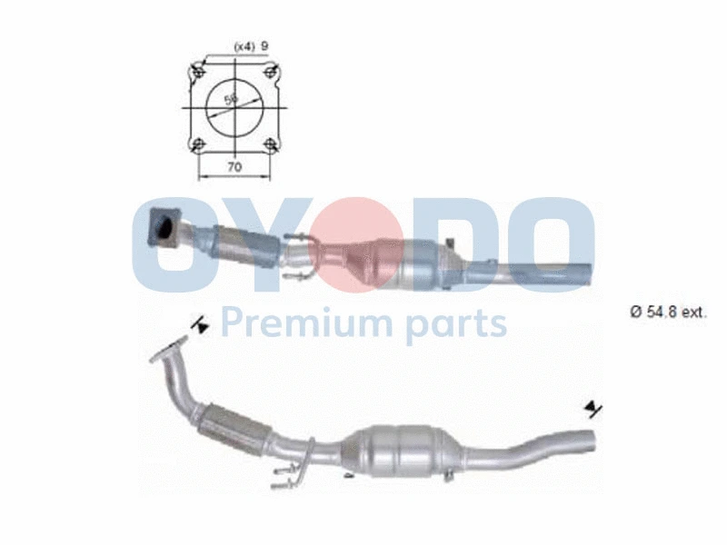 Catalytic Converter (10N0049-OYO)