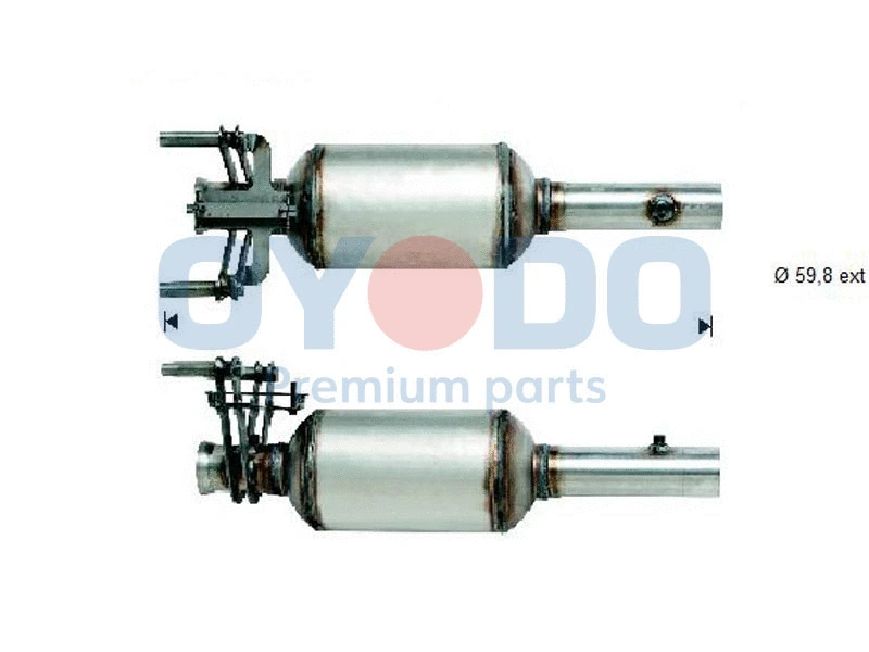 Soot/Particulate Filter, exhaust system (20N0035-OYO)