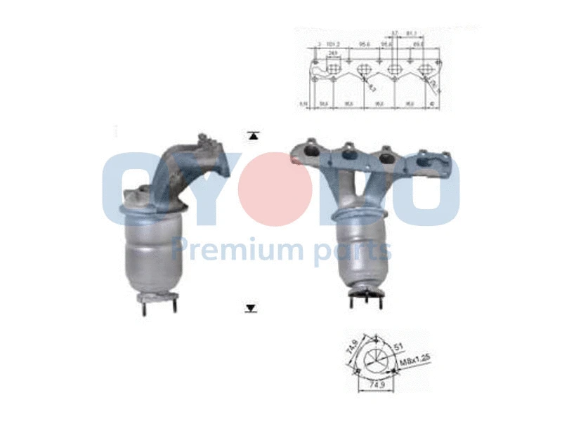 Catalytic Converter (10N0054-OYO)