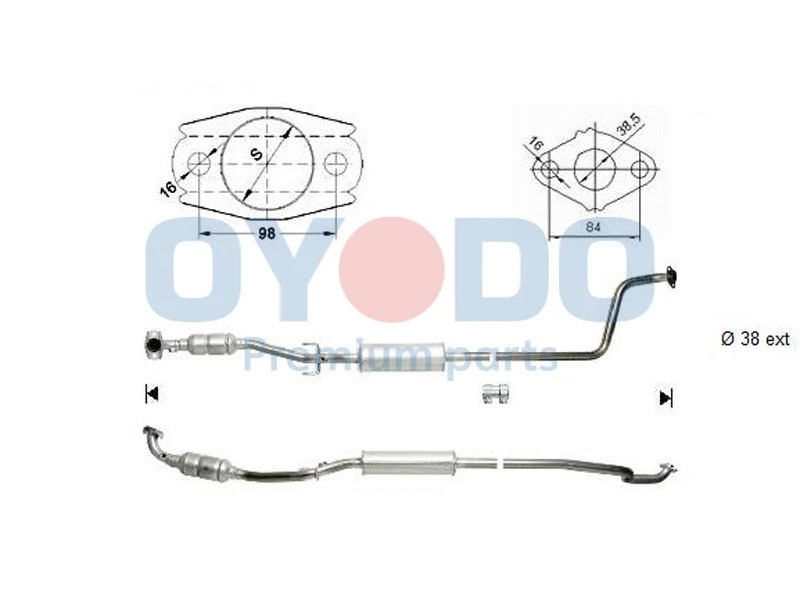Catalytic Converter (10N0088-OYO)