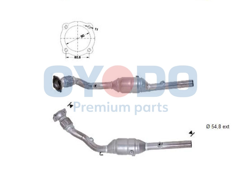 Catalytic Converter (10N0141-OYO)