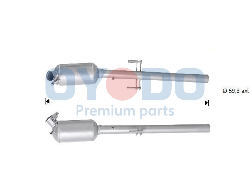 Soot/Particulate Filter, exhaust system (20N0123-OYO)