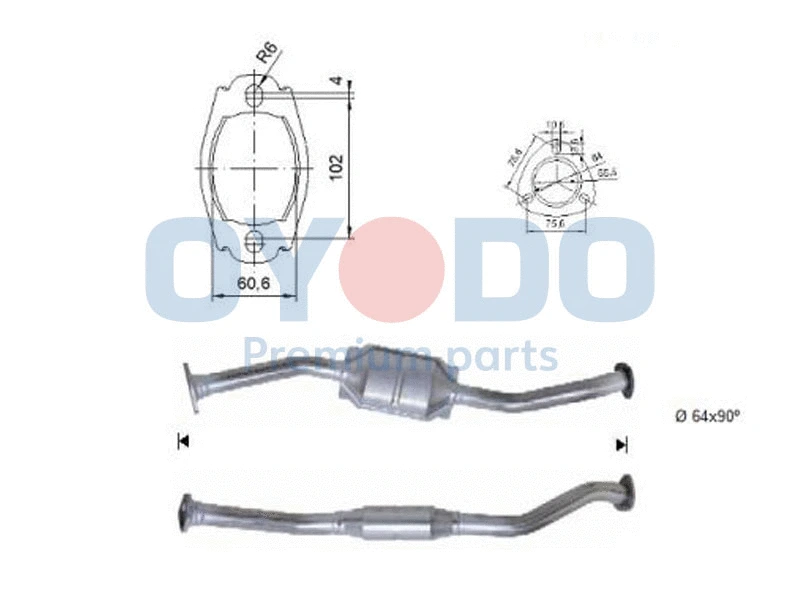 Catalytic Converter (20N0054-OYO)