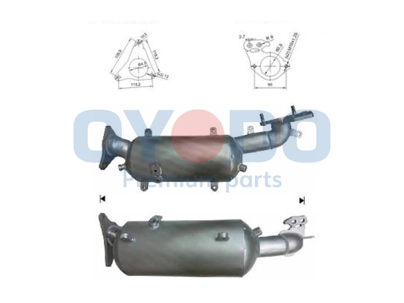 Soot/Particulate Filter, exhaust system (20N0149-OYO)