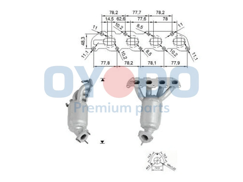 Catalytic Converter (10N0030-OYO)