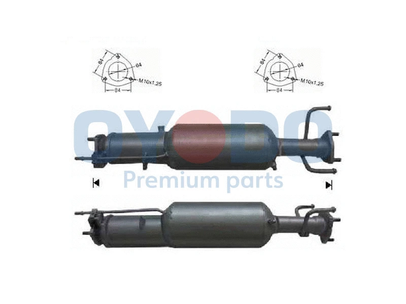 Soot/Particulate Filter, exhaust system (20N0066-OYO)