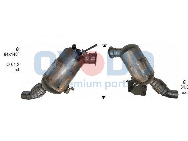 Soot/Particulate Filter, exhaust system (20N0098-OYO)