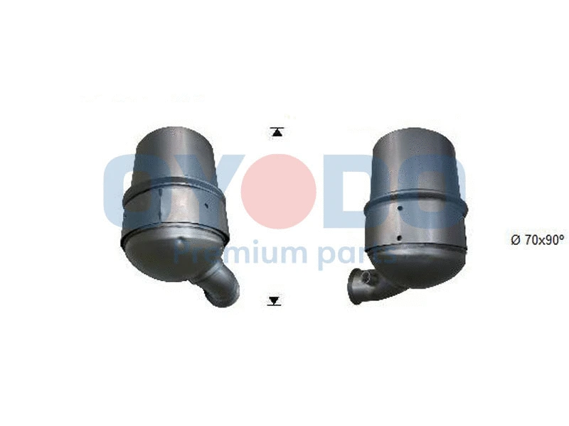 Soot/Particulate Filter, exhaust system (20N0002-OYO)