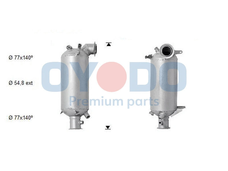 Soot/Particulate Filter, exhaust system (20N0041-OYO)