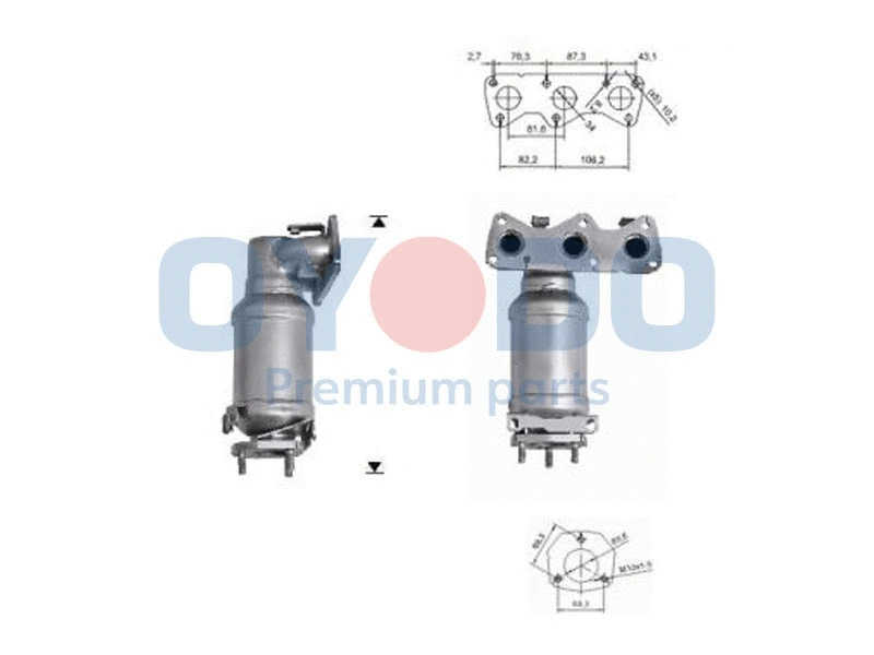 Catalytic Converter (10N0006-OYO)