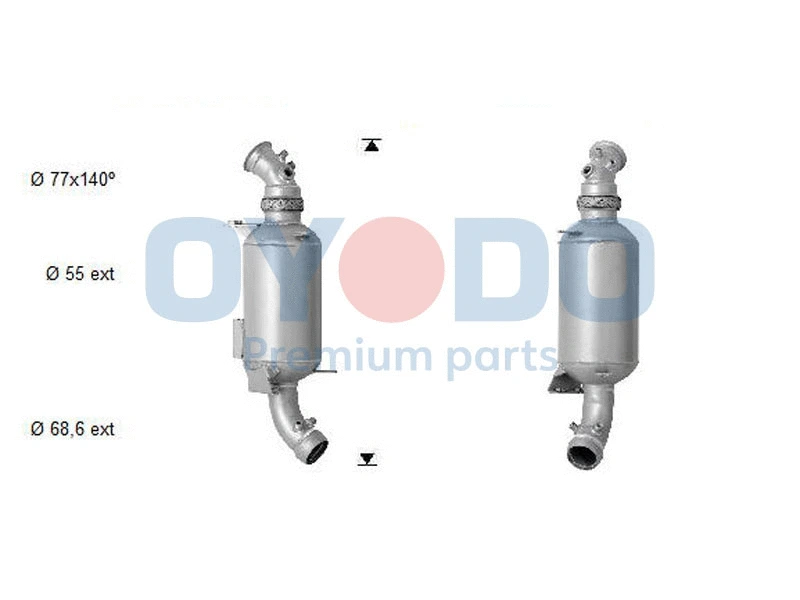 Soot/Particulate Filter, exhaust system (20N0019-OYO)