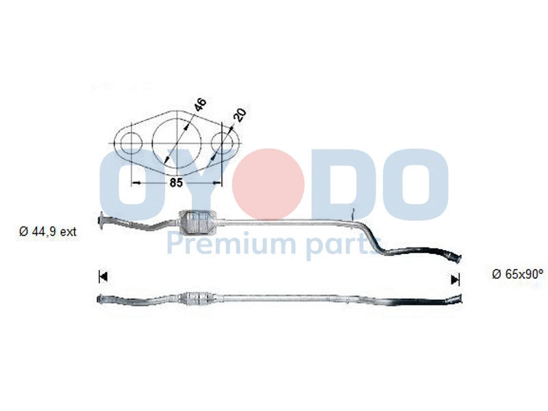 Catalytic Converter (10N0055-OYO)