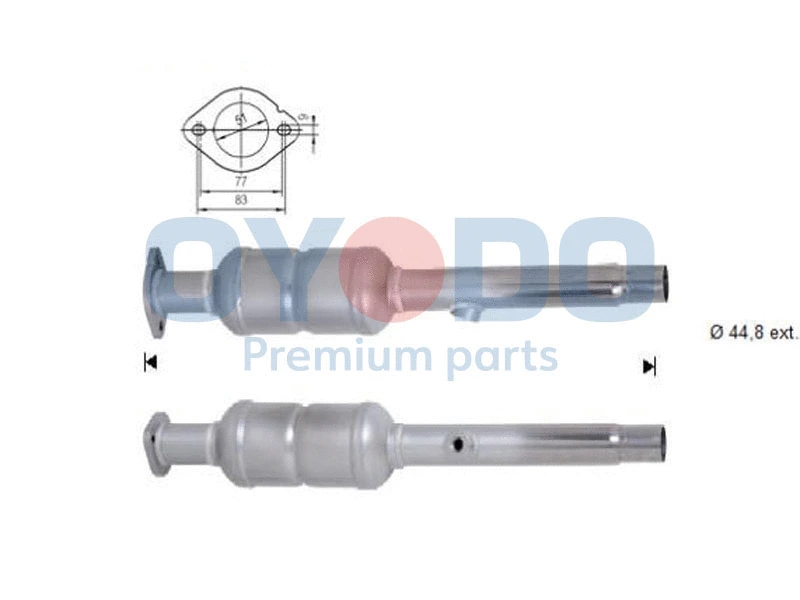 Catalytic Converter (10N0083-OYO)