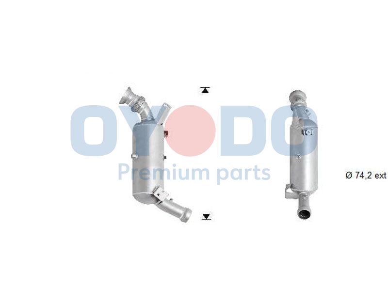 Soot/Particulate Filter, exhaust system (20N0106-OYO)