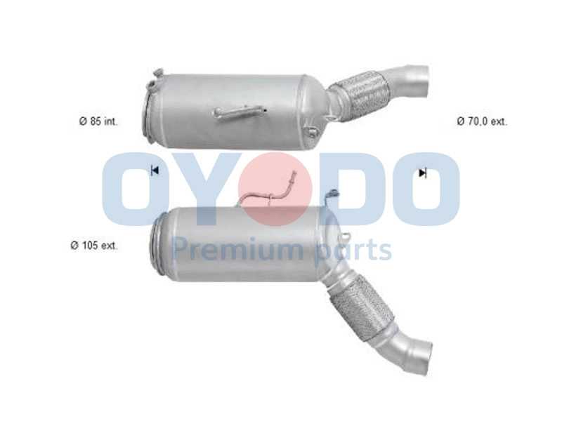 Soot/Particulate Filter, exhaust system (20N0131-OYO)