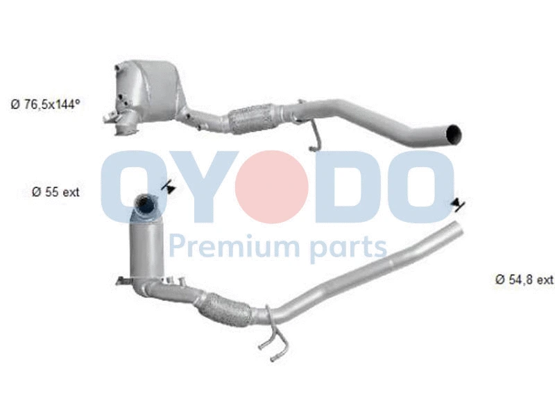 Soot/Particulate Filter, exhaust system (20N0004-OYO)