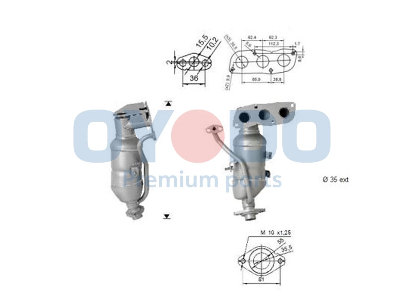 Catalytic Converter (10N0151-OYO)