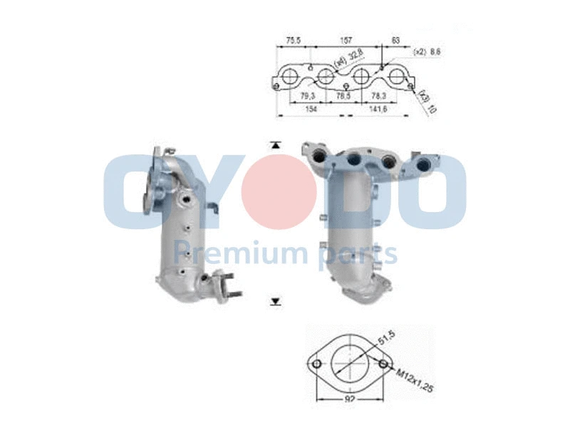 Catalytic Converter (10N0052-OYO)