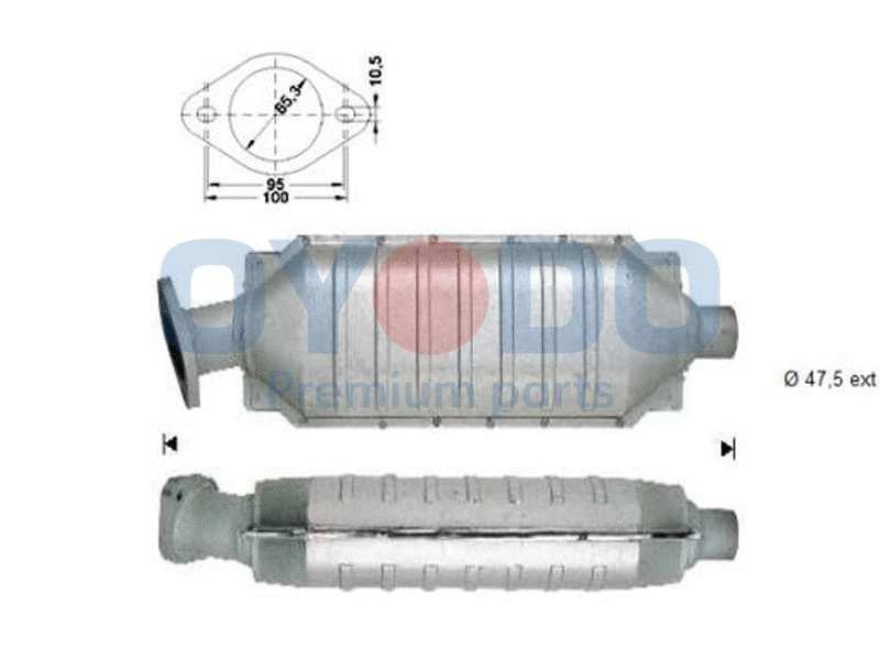 Catalytic Converter (10N0097-OYO)
