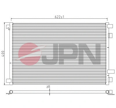 Condenser, air conditioning (60C9125-JPN)