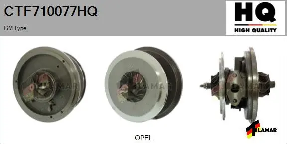 Core assembly, turbocharger (CTF710077HQ)