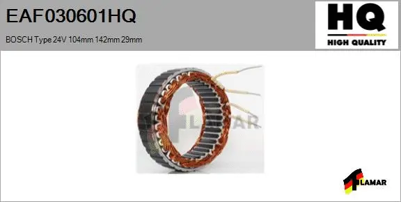 Stator, alternator (EAF030601HQ)