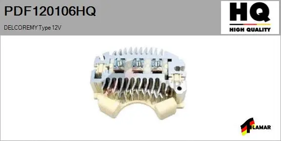 Rectifier, alternator (PDF120106HQ)