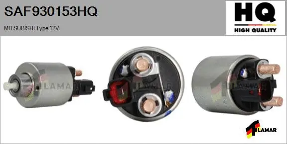 Solenoid Switch, starter (SAF930153HQ)