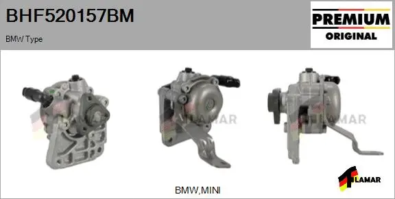 Hydraulic Pump, steering (BHF520157BM)