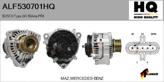 Alternator (ALF530701HQ)