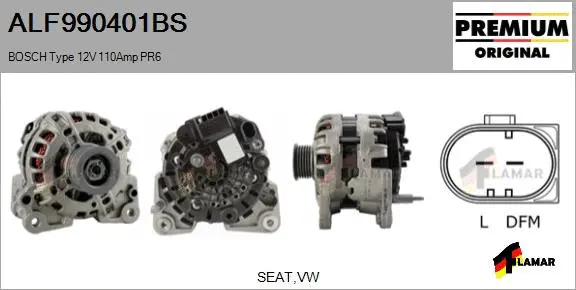 Alternator (ALF990401BS)