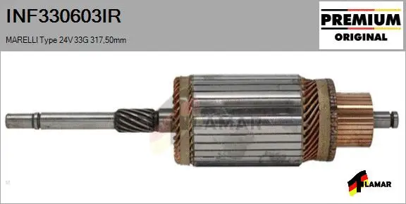 Armature, starter (INF330603IR)