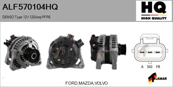 Alternator (ALF570104HQ)