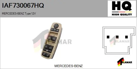 Switch, window regulator (IAF730067HQ)