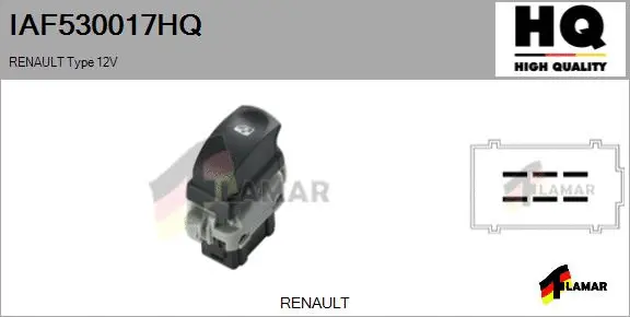 Switch, window regulator (IAF530017HQ)