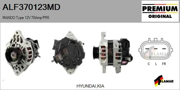 Alternator (ALF370123MD)