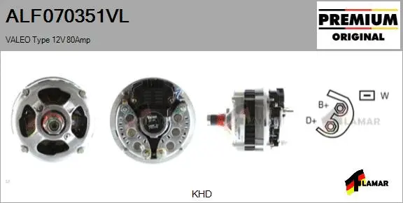 Alternator (ALF070351VL)