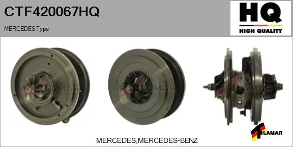 Core assembly, turbocharger (CTF420067HQ)